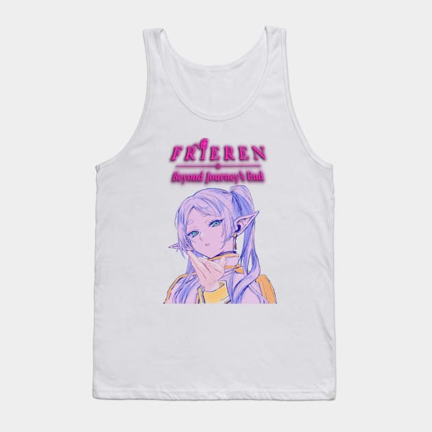 Frieren Tank Top by Vhitostore